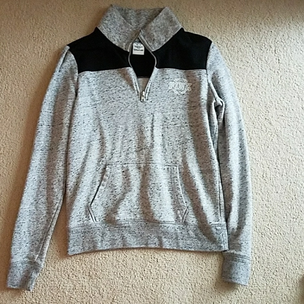 PINK Quarter zip Sweatshirts and Hoodie Bundle